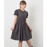 [120-160]【接触冷感/毛玉になりにくい】レースアップフレアワンピース | a.v.v【KIDS】 | 詳細画像28 