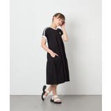[120-160]【接触冷感/毛玉になりにくい】配色ティアードワンピース | a.v.v【KIDS】 | 詳細画像31 