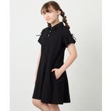 [130-160]【冷感/洗える】パールボタンカノコワンピース | a.v.v【KIDS】 | 詳細画像1 