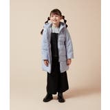 [100-130]フィット＆フレア中綿ロングコート | a.v.v【KIDS】 | 詳細画像14 