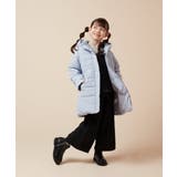 [100-130]フィット＆フレア中綿ロングコート | a.v.v【KIDS】 | 詳細画像16 