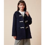 ネイビー | [160]【選べる5色展開】ライトフェイクウールダッフルコート | a.v.v【KIDS】