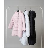 [100 160]【フード取り外し可能 お家で洗える】フィット＆フレア中綿ロング… | a.v.v【KIDS】 | 詳細画像10 