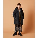 [100-130]【2WAY】フィット＆フレア中綿ロングコート | a.v.v【KIDS】 | 詳細画像9 
