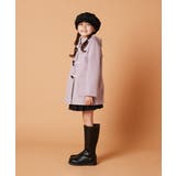 [140-150]【選べる5色展開】ライトフェイクウールダッフルコート | a.v.v【KIDS】 | 詳細画像7 