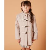 ベージュ | [140-150]【選べる5色展開】ライトフェイクウールダッフルコート | a.v.v【KIDS】