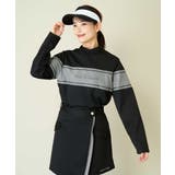 レディースゴルフウエア モックネックプルオーバー | a.v.v【WOMEN】 | 詳細画像18 