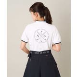 レディースゴルフウエア バックプリントモックネックトップス | a.v.v【WOMEN】 | 詳細画像3