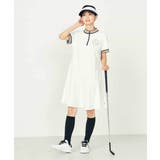 レディースゴルフウエア/ハーフZIPモックネックワンピース | a.v.v【WOMEN】 | 詳細画像3