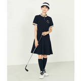 レディースゴルフウエア/ハーフZIPモックネックワンピース | a.v.v【WOMEN】 | 詳細画像6