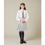 [150-160]【卒服/シワになりにくい】リボンタイ付きピンタックブラウス | a.v.v【KIDS】 | 詳細画像4 