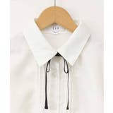 [140-160]【卒服】リボンタイ付きピンタックブラウス | a.v.v【KIDS】 | 詳細画像22 