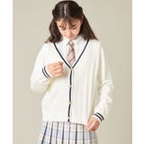 [150-160]【卒服】配色ケーブルカーディガン | a.v.v【KIDS】 | 詳細画像2 