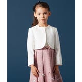 [100-130]【セレモニー】ボレロカーディガン | a.v.v【KIDS】 | 詳細画像1 