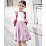 [110 130]【セレモニースタイル】レースジャガードフィット＆フレアワンピー… | a.v.v【KIDS】 | 詳細画像1 