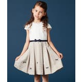 [110 130]【セレモニースタイル】レースジャガードフィット＆フレアワンピー… | a.v.v【KIDS】 | 詳細画像2 