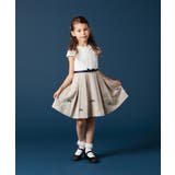 [110 130]【セレモニースタイル】レースジャガードフィット＆フレアワンピー… | a.v.v【KIDS】 | 詳細画像9 