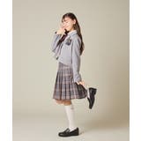 [150-160]【卒服】ラメチェックプリーツスカート | a.v.v【KIDS】 | 詳細画像12 