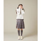 [150-160]【卒服】ラメチェックプリーツスカート | a.v.v【KIDS】 | 詳細画像23 