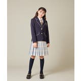 [150-160]【卒服】ラメチェックプリーツスカート | a.v.v【KIDS】 | 詳細画像32 