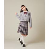 [150-160]【卒服】ラメチェックプリーツスカート | a.v.v【KIDS】 | 詳細画像8 