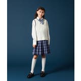 [140-160]【卒服】チェックプリーツスカート | a.v.v【KIDS】 | 詳細画像7 