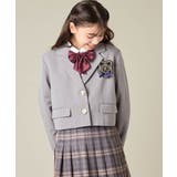 [150-160]【卒服】【エンブレム付き】ショートテーラードジャケット | a.v.v【KIDS】 | 詳細画像27 