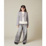 [150-160]【卒服】【エンブレム付き】ショートテーラードジャケット | a.v.v【KIDS】 | 詳細画像45 