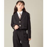 [150-160]【卒服】【エンブレム付き】ショートテーラードジャケット | a.v.v【KIDS】 | 詳細画像47 