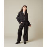 [150-160]【卒服】【エンブレム付き】ショートテーラードジャケット | a.v.v【KIDS】 | 詳細画像6 