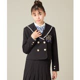 [150-160]【卒服】【エンブレム付き】配色セーラーカラージャケット | a.v.v【KIDS】 | 詳細画像17 