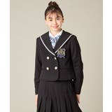 [150-160]【卒服】【エンブレム付き】配色セーラーカラージャケット | a.v.v【KIDS】 | 詳細画像19 