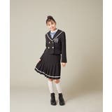 [150-160]【卒服】【エンブレム付き】配色セーラーカラージャケット | a.v.v【KIDS】 | 詳細画像24 