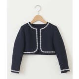 [100-130]【結婚式/セレモニー/オケージョン】レースコード付ピケボレロ | a.v.v【KIDS】 | 詳細画像2 