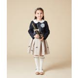 [100-130]【結婚式/セレモニー/オケージョン】パール調衿付きボレロ | a.v.v【KIDS】 | 詳細画像12 