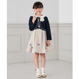 [110-130]【セレモニー/オケージョン/結婚式】衿付きセレモニーボレロ | a.v.v【KIDS】 | 詳細画像5 