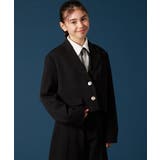 [140-160]【卒服】エンブレム付きショートテーラードジャケット | a.v.v【KIDS】 | 詳細画像1 