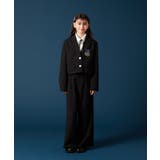 [140-160]【卒服】エンブレム付きショートテーラードジャケット | a.v.v【KIDS】 | 詳細画像11 