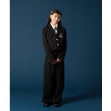 [140-160]【卒服】エンブレム付きショートテーラードジャケット | a.v.v【KIDS】 | 詳細画像12 