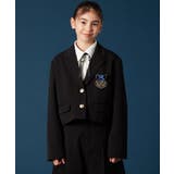 [140-160]【卒服】エンブレム付きショートテーラードジャケット | a.v.v【KIDS】 | 詳細画像4 