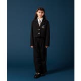 [140-160]【卒服】エンブレム付きショートテーラードジャケット | a.v.v【KIDS】 | 詳細画像8 