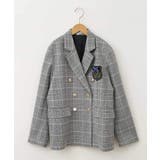 [140-160]【卒服】エンブレム付きWブレストジャケット | a.v.v【KIDS】 | 詳細画像25 