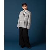 [140-160]【卒服】エンブレム付きWブレストジャケット | a.v.v【KIDS】 | 詳細画像6 