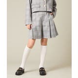 グレー | [150-160]【卒服】タックキュロットパンツ | a.v.v【KIDS】