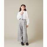 [150-160]【卒服】タックワイドパンツ | a.v.v【KIDS】 | 詳細画像15 