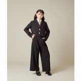 [150-160]【卒服】タックワイドパンツ | a.v.v【KIDS】 | 詳細画像4 