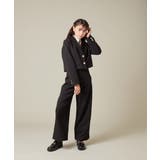 [150-160]【卒服】タックワイドパンツ | a.v.v【KIDS】 | 詳細画像6 