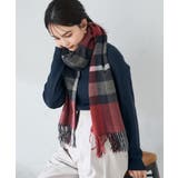 チェック柄シアバターストール | a.v.v【WOMEN】 | 詳細画像13 