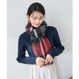 チェック柄シアバターストール | a.v.v【WOMEN】 | 詳細画像15 