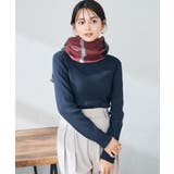 チェック柄シアバターストール | a.v.v【WOMEN】 | 詳細画像19 